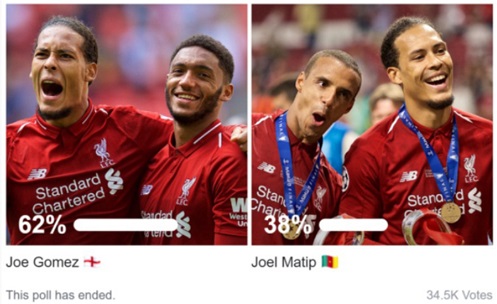 มาติปสำรอง! แฟนลิเวอร์พูลโหวตอยากให้โกเมซจับคู่ VD
